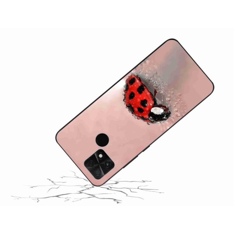 Gelový kryt mmCase na mobil Xiaomi Poco C40 - beruška