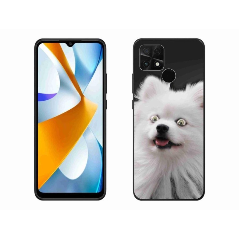 Gelový kryt mmCase na mobil Xiaomi Poco C40 - bílý špic