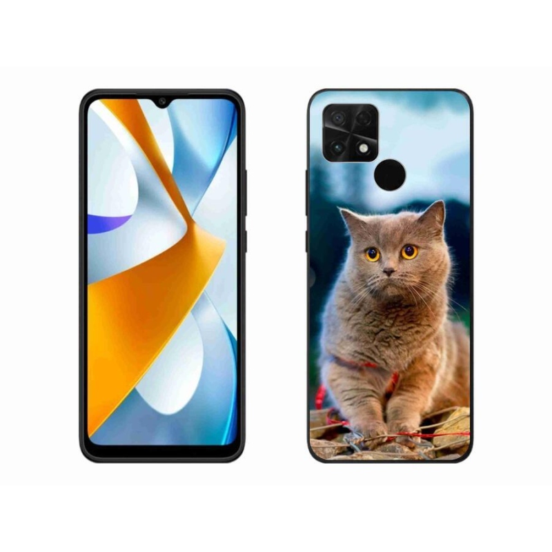 Gelový kryt mmCase na mobil Xiaomi Poco C40 - britská modrá 2