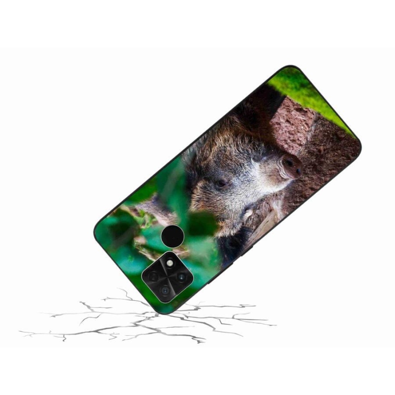 Gelový kryt mmCase na mobil Xiaomi Poco C40 - divoké prase
