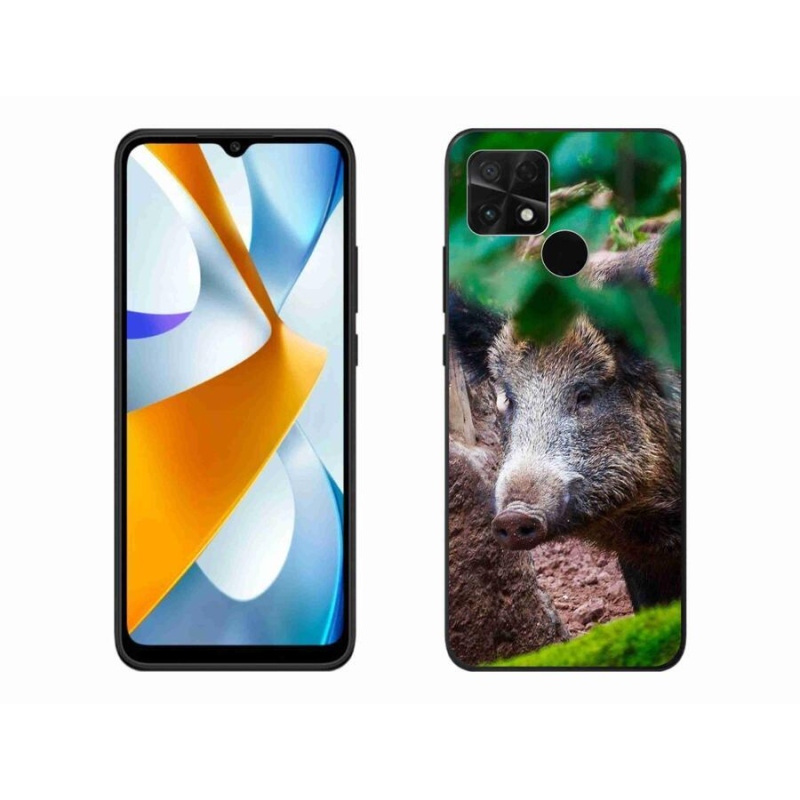 Gelový kryt mmCase na mobil Xiaomi Poco C40 - divoké prase