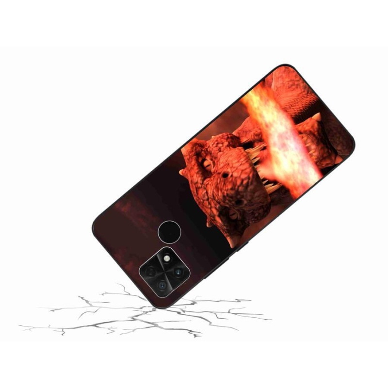 Gelový kryt mmCase na mobil Xiaomi Poco C40 - drak