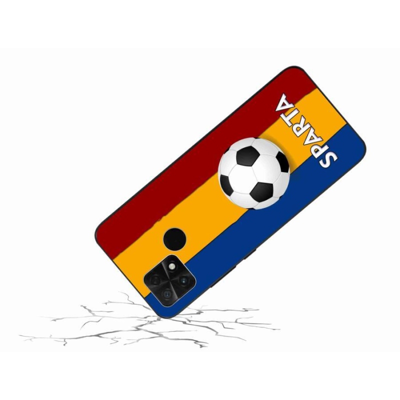 Gelový kryt mmCase na mobil Xiaomi Poco C40 - fotbal 1