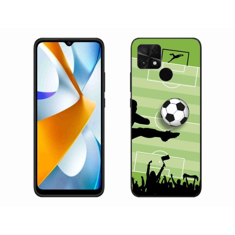 Gelový kryt mmCase na mobil Xiaomi Poco C40 - fotbal 3