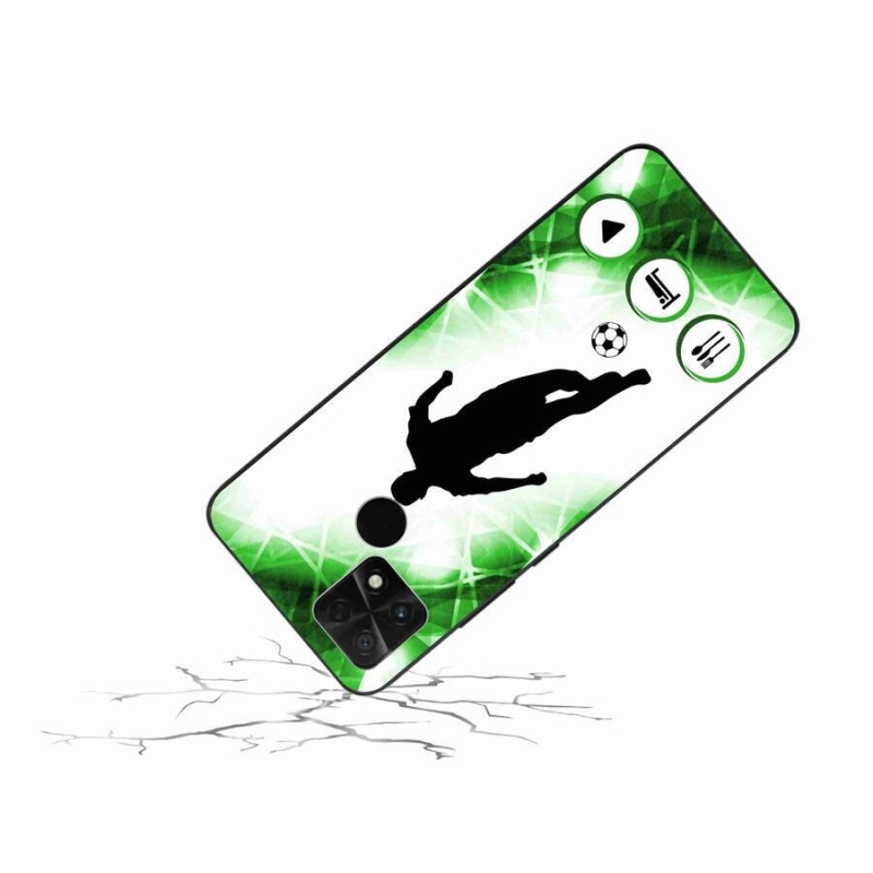 Gelový kryt mmCase na mobil Xiaomi Poco C40 - fotbalista