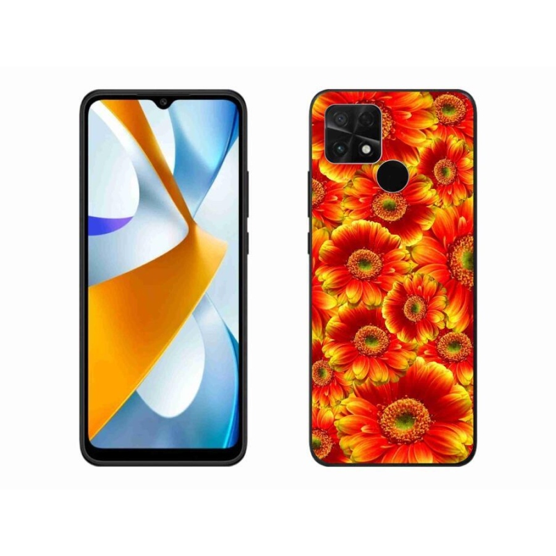 Gelový kryt mmCase na mobil Xiaomi Poco C40 - gerbera 1