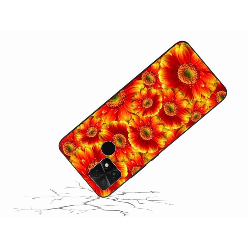 Gelový kryt mmCase na mobil Xiaomi Poco C40 - gerbera 1