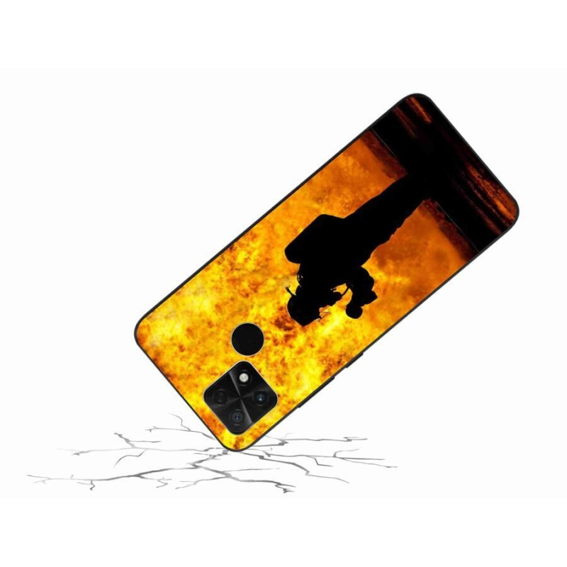 Gelový kryt mmCase na mobil Xiaomi Poco C40 - hasič