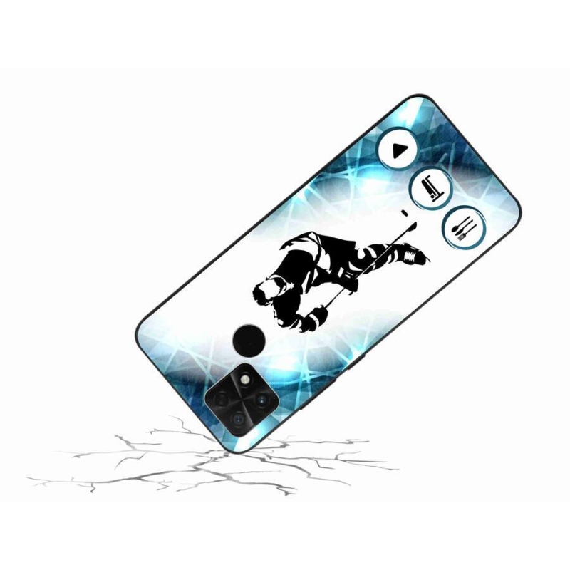 Gelový kryt mmCase na mobil Xiaomi Poco C40 - hokej 1