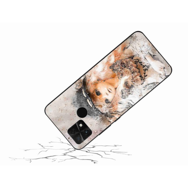 Gelový kryt mmCase na mobil Xiaomi Poco C40 - holčička s kloboukem