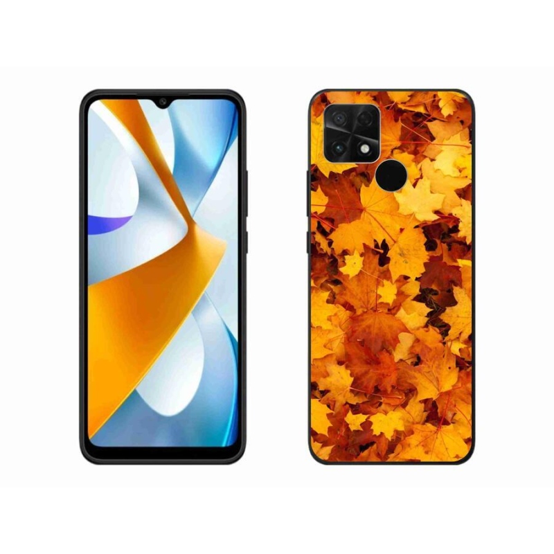 Gelový kryt mmCase na mobil Xiaomi Poco C40 - javorové listy