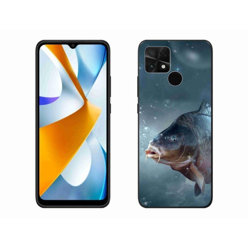 Gelový kryt mmCase na mobil Xiaomi Poco C40 - kapr a bublinky