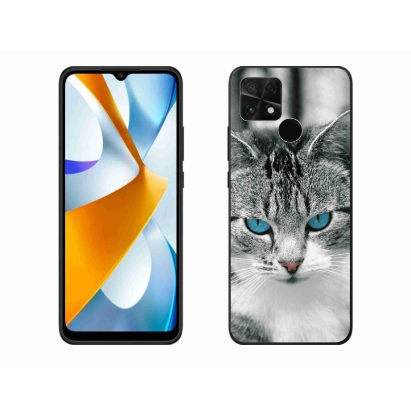 Gelový kryt mmCase na mobil Xiaomi Poco C40 - kočičí pohled 1