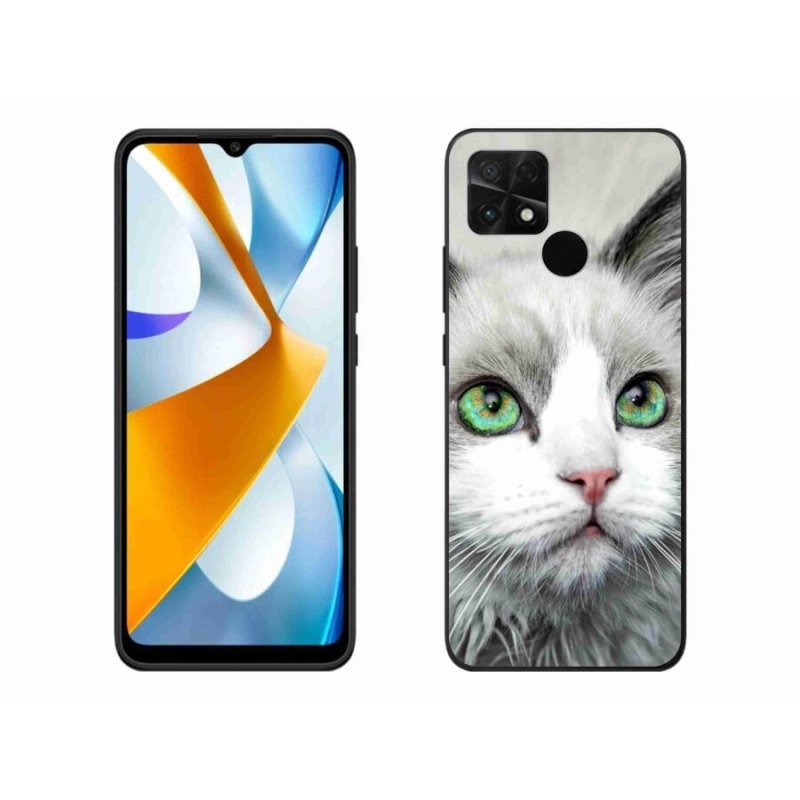 Gelový kryt mmCase na mobil Xiaomi Poco C40 - kočičí pohled