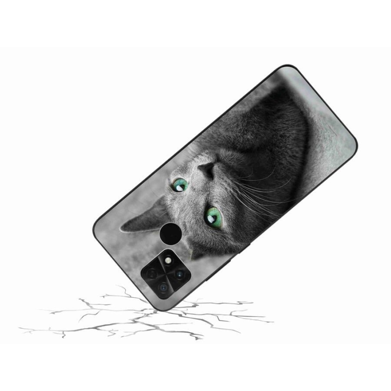 Gelový kryt mmCase na mobil Xiaomi Poco C40 - kočka 2