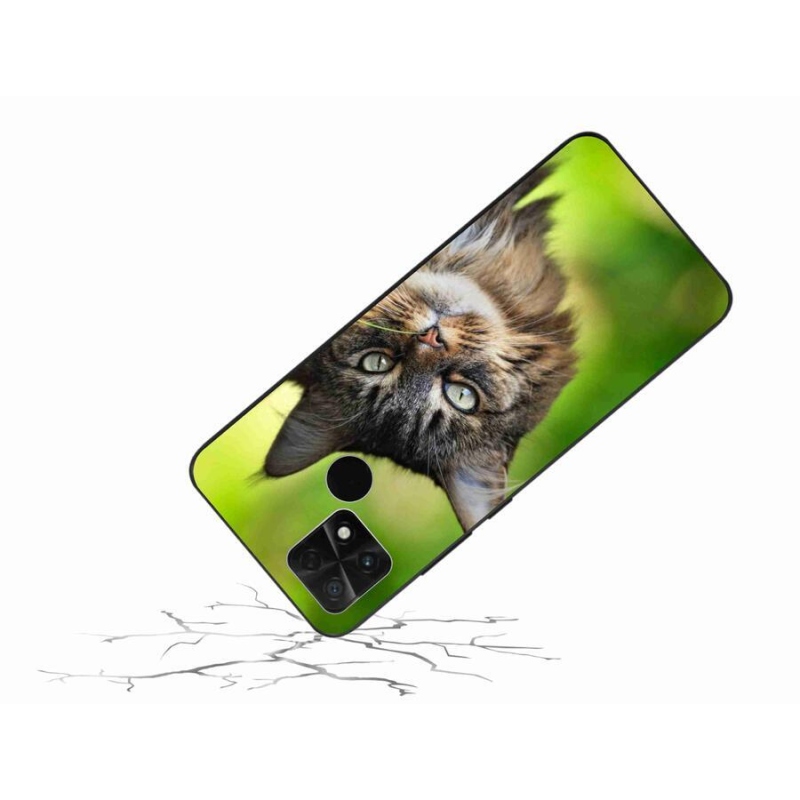 Gelový kryt mmCase na mobil Xiaomi Poco C40 - kočka 3