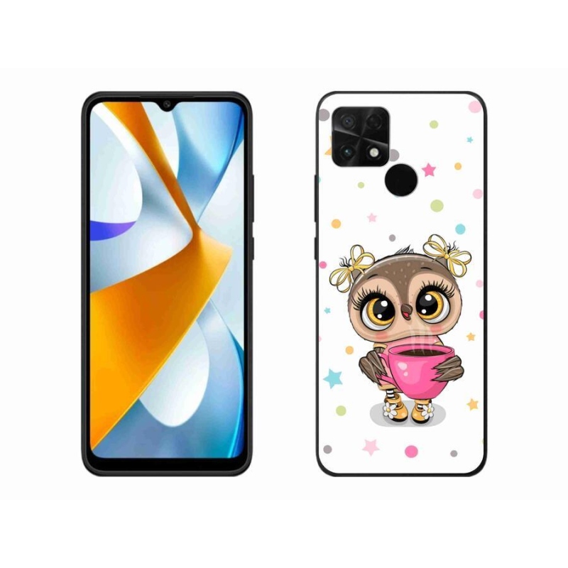 Gelový kryt mmCase na mobil Xiaomi Poco C40 - kreslená sovička