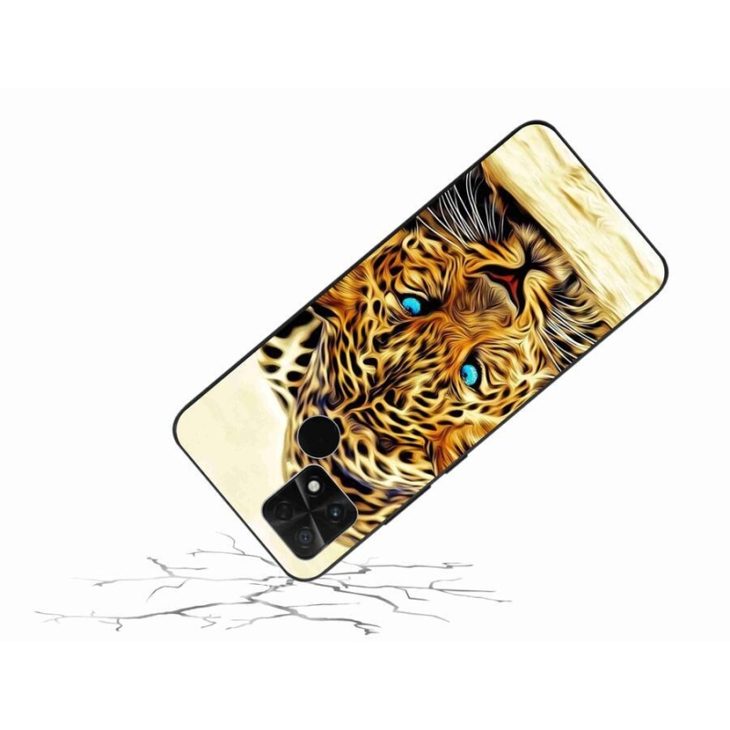 Gelový kryt mmCase na mobil Xiaomi Poco C40 - kreslený tygr