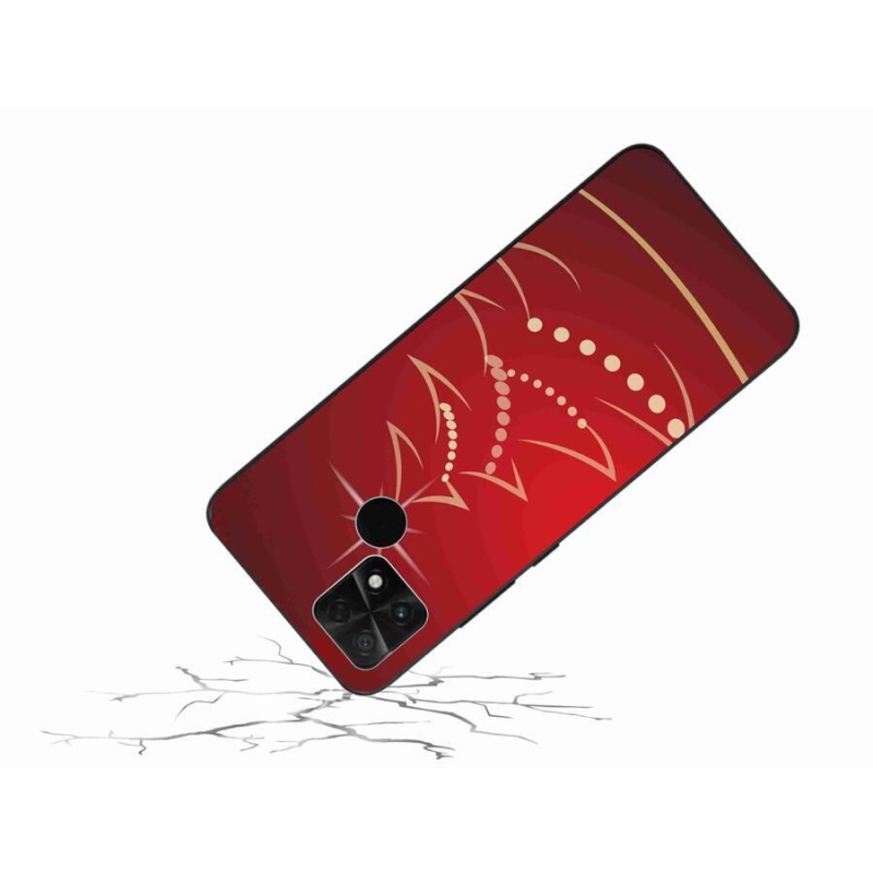 Gelový kryt mmCase na mobil Xiaomi Poco C40 - kreslený vánoční stromek