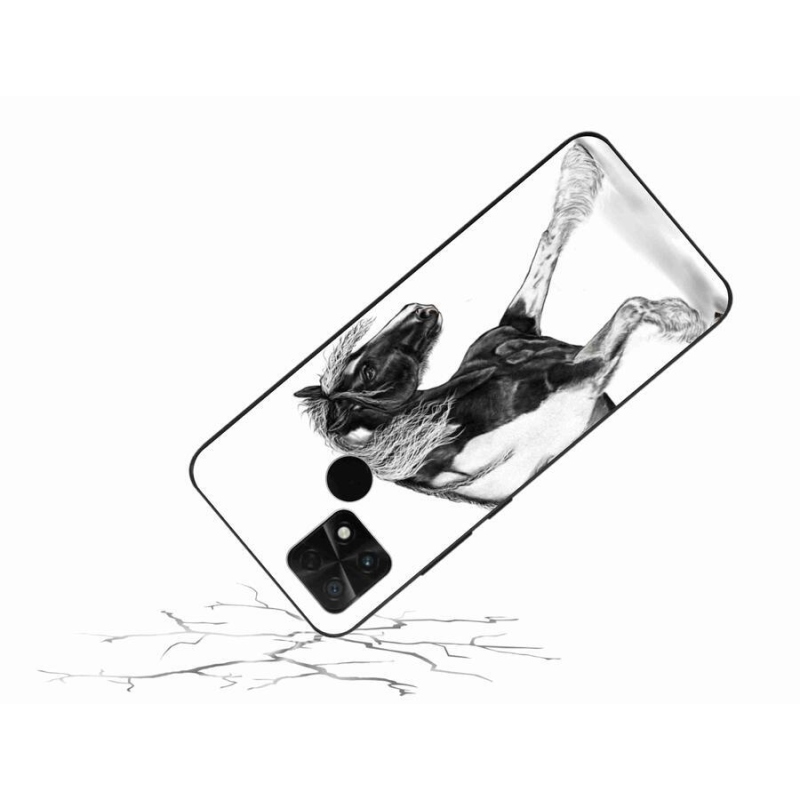 Gelový kryt mmCase na mobil Xiaomi Poco C40 - kůň