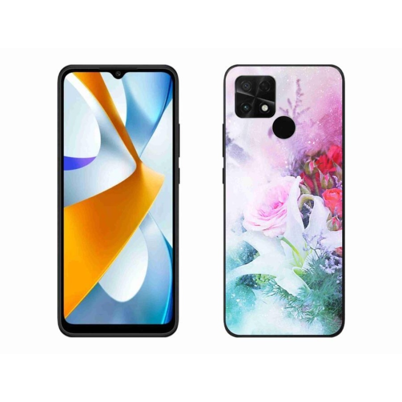 Gelový kryt mmCase na mobil Xiaomi Poco C40 - květiny 4