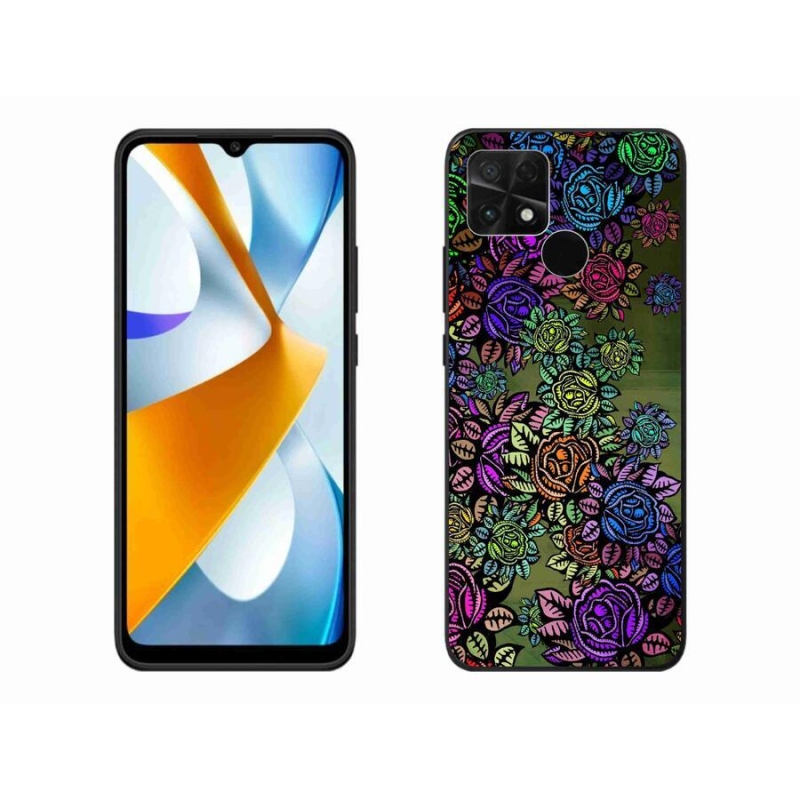 Gelový kryt mmCase na mobil Xiaomi Poco C40 - květiny 6