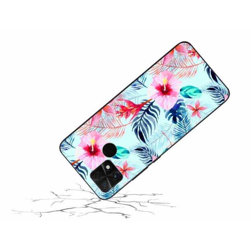 Gelový kryt mmCase na mobil Xiaomi Poco C40 - květiny