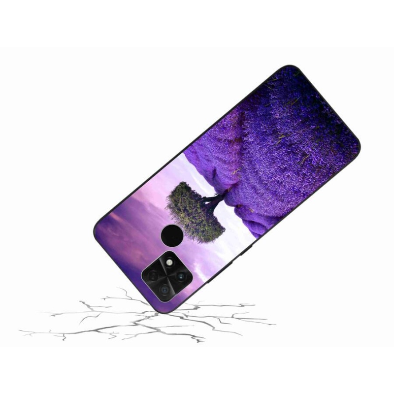 Gelový kryt mmCase na mobil Xiaomi Poco C40 - levandulová louka