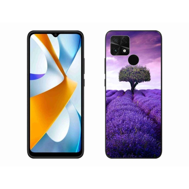 Gelový kryt mmCase na mobil Xiaomi Poco C40 - levandulová louka