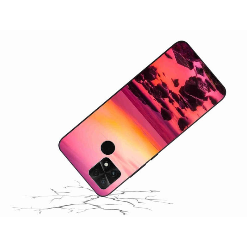 Gelový kryt mmCase na mobil Xiaomi Poco C40 - moře a záře