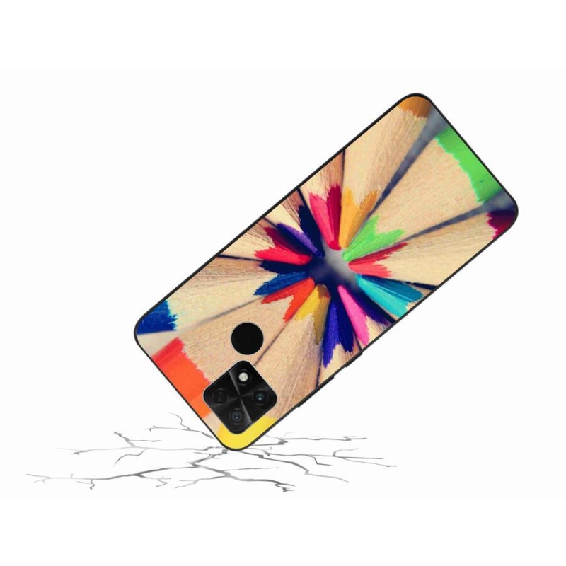Gelový kryt mmCase na mobil Xiaomi Poco C40 - pastelky