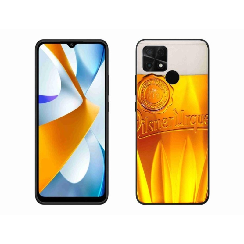 Gelový kryt mmCase na mobil Xiaomi Poco C40 - pivo