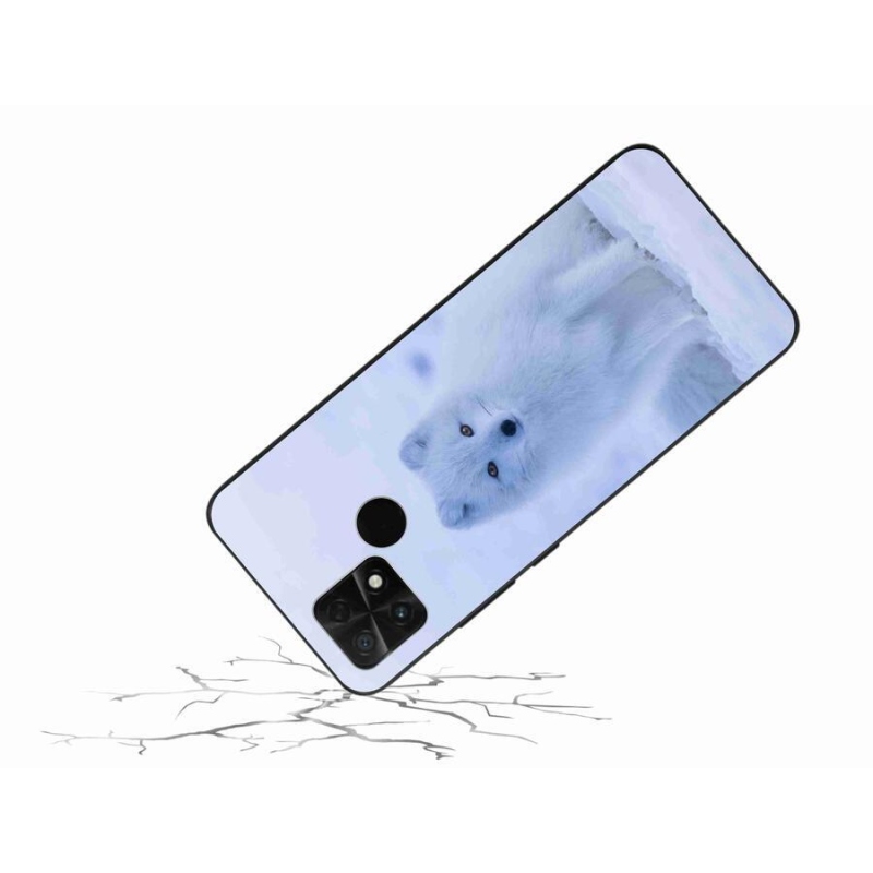 Gelový kryt mmCase na mobil Xiaomi Poco C40 - polární liška