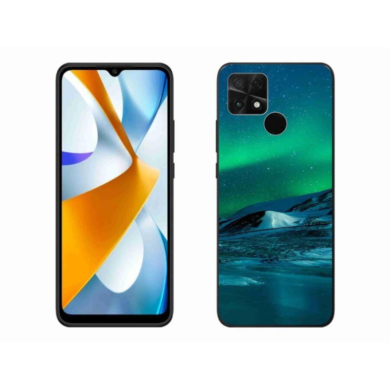 Gelový kryt mmCase na mobil Xiaomi Poco C40 - polární záře