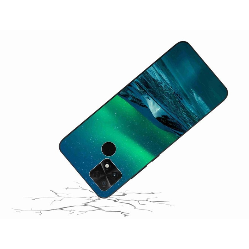 Gelový kryt mmCase na mobil Xiaomi Poco C40 - polární záře
