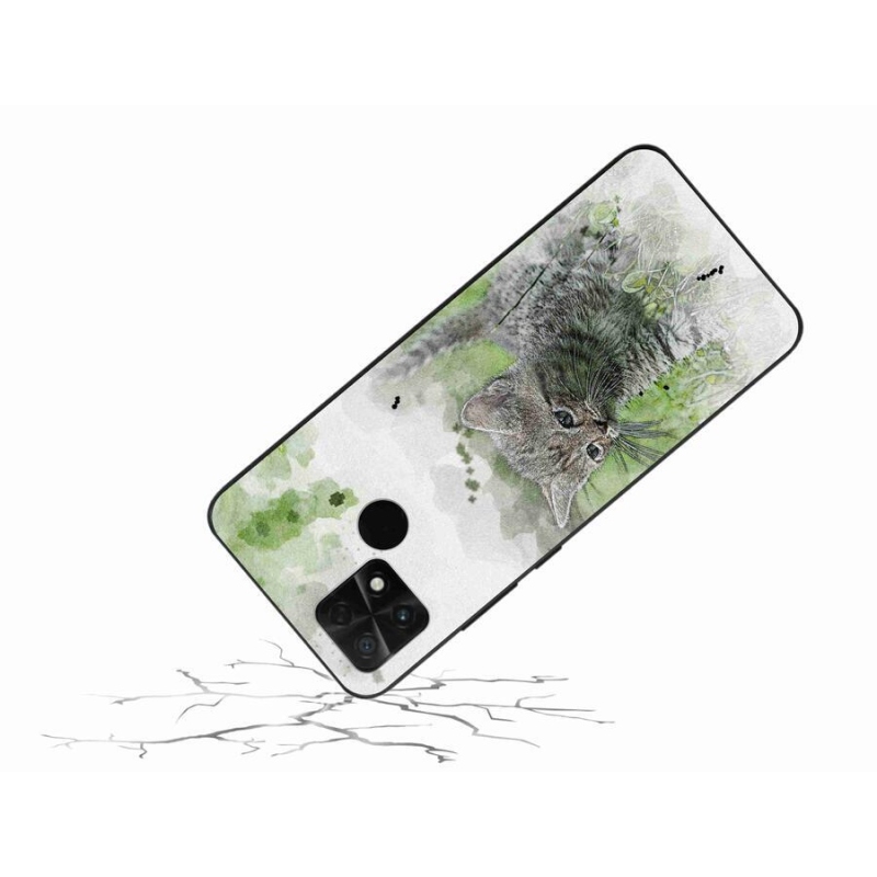 Gelový kryt mmCase na mobil Xiaomi Poco C40 - roztomilé kotě 1