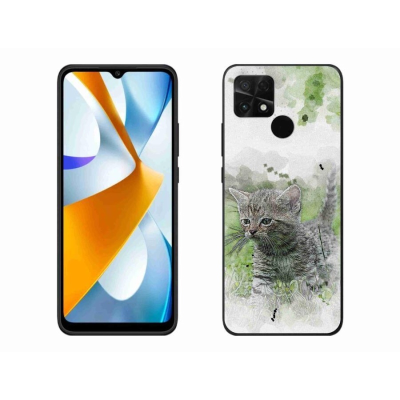 Gelový kryt mmCase na mobil Xiaomi Poco C40 - roztomilé kotě 1