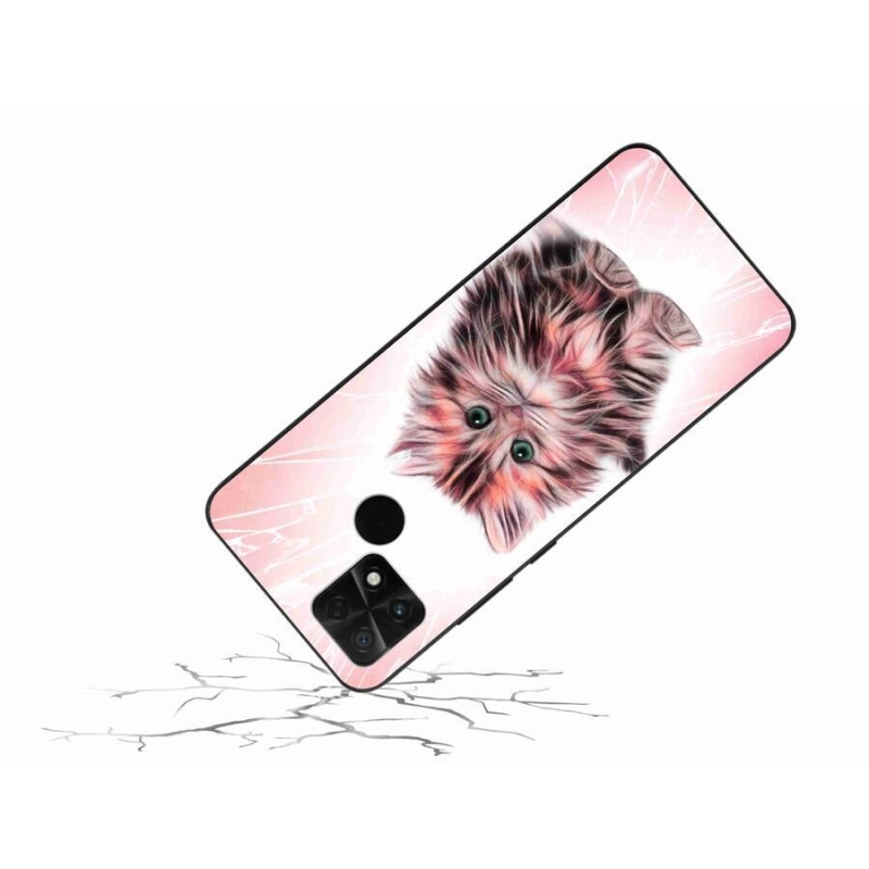 Gelový kryt mmCase na mobil Xiaomi Poco C40 - roztomilé kotě