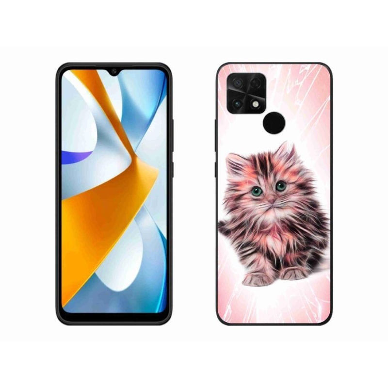 Gelový kryt mmCase na mobil Xiaomi Poco C40 - roztomilé kotě