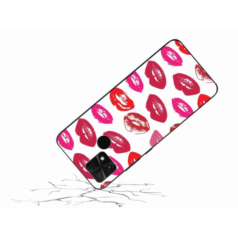 Gelový kryt mmCase na mobil Xiaomi Poco C40 - rty