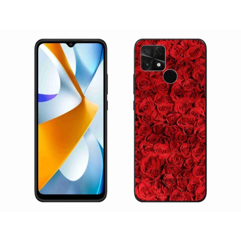Gelový kryt mmCase na mobil Xiaomi Poco C40 - růže