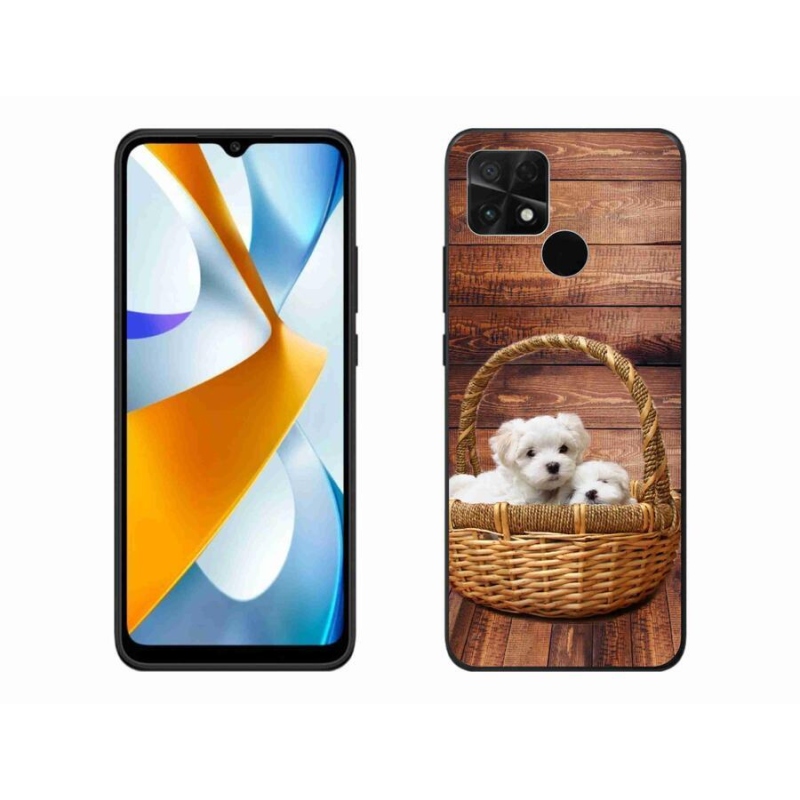 Gelový kryt mmCase na mobil Xiaomi Poco C40 - štěňátka