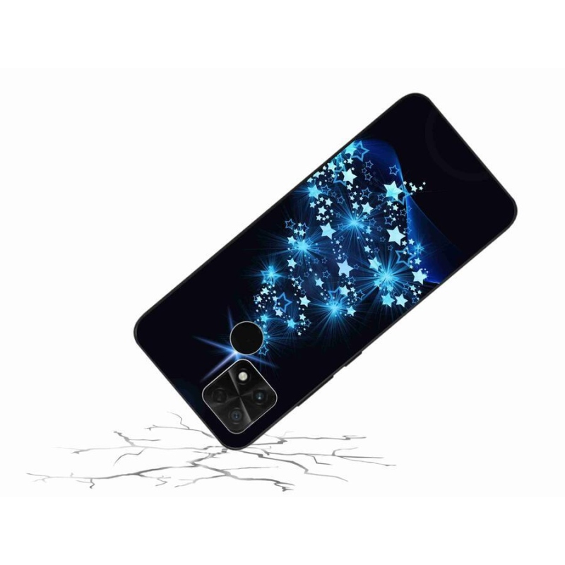 Gelový kryt mmCase na mobil Xiaomi Poco C40 - vánoční stromek