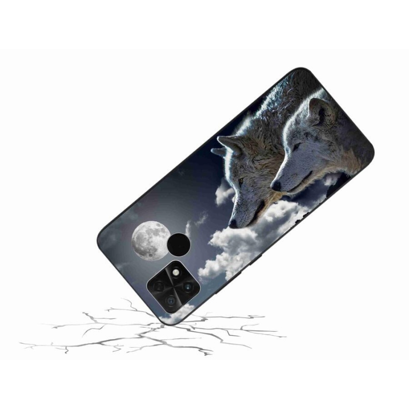 Gelový kryt mmCase na mobil Xiaomi Poco C40 - vlci