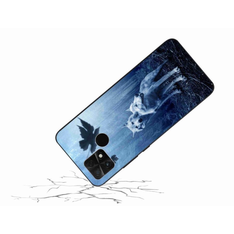 Gelový kryt mmCase na mobil Xiaomi Poco C40 - vlci v lese
