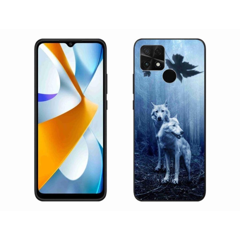 Gelový kryt mmCase na mobil Xiaomi Poco C40 - vlci v lese