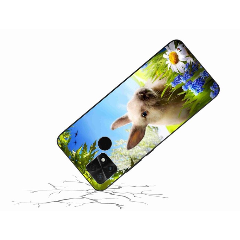 Gelový kryt mmCase na mobil Xiaomi Poco C40 - zajíček