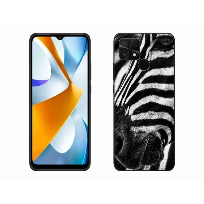 Gelový kryt mmCase na mobil Xiaomi Poco C40 - zebra