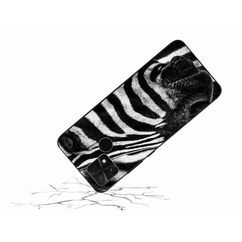 Gelový kryt mmCase na mobil Xiaomi Poco C40 - zebra