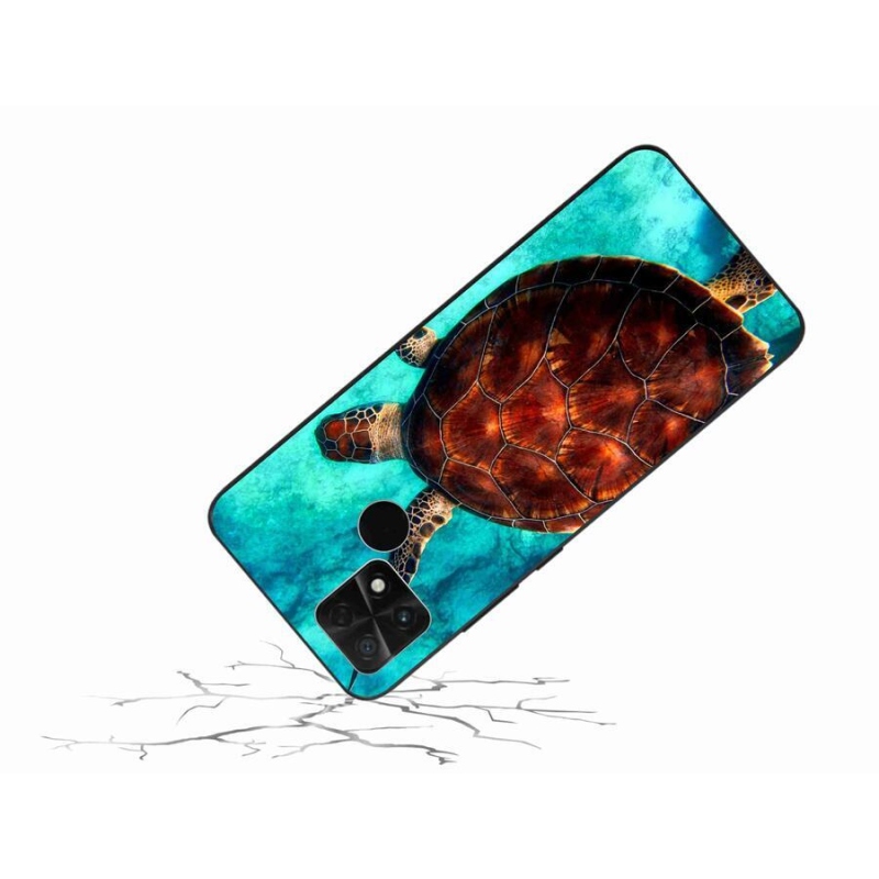 Gelový kryt mmCase na mobil Xiaomi Poco C40 - želva